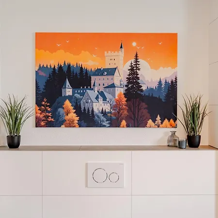 #11 Jsliving Comfort - Privater Balkon Bad Kueche Smarttv Wlan Kostenlose Parkplaetze Horb am Neckar