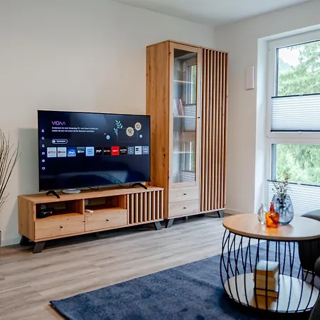 #11 Jsliving Comfort - Privater Balkon Bad Kueche Smarttv Wlan Kostenlose Parkplaetze Apartament *
